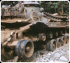 								A US M48 tank that